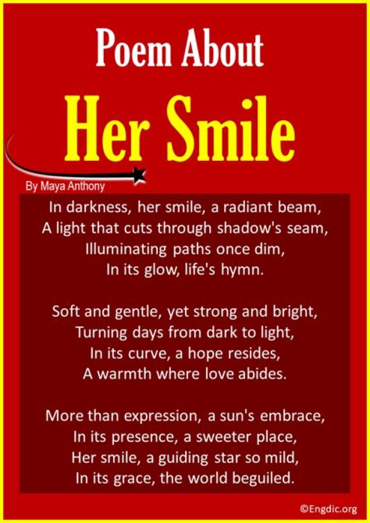 Her Smile Poem: A Journey Through Words and Emotions