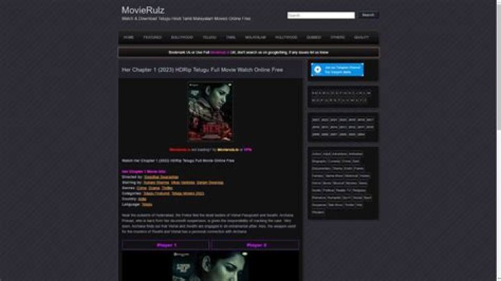 Movierulz Page3: Your Ultimate Guide to Streaming Movies and Series Online