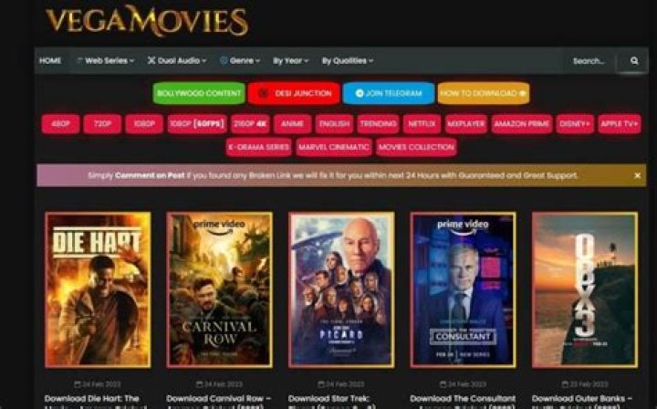 Vegamovies.com: The Ultimate Destination for Hindi Dubbed Movies